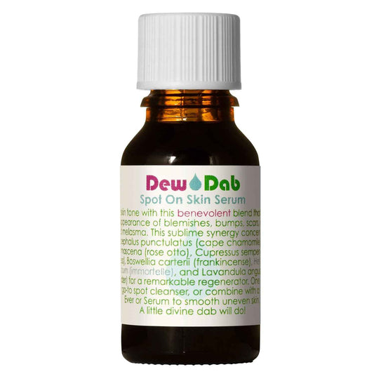 LIVING LIBATIONS - Organic DewDab Acne Spot Treatment | Natural, Wildcrafted, Clean Beauty (.5 fl oz | 15 ml)