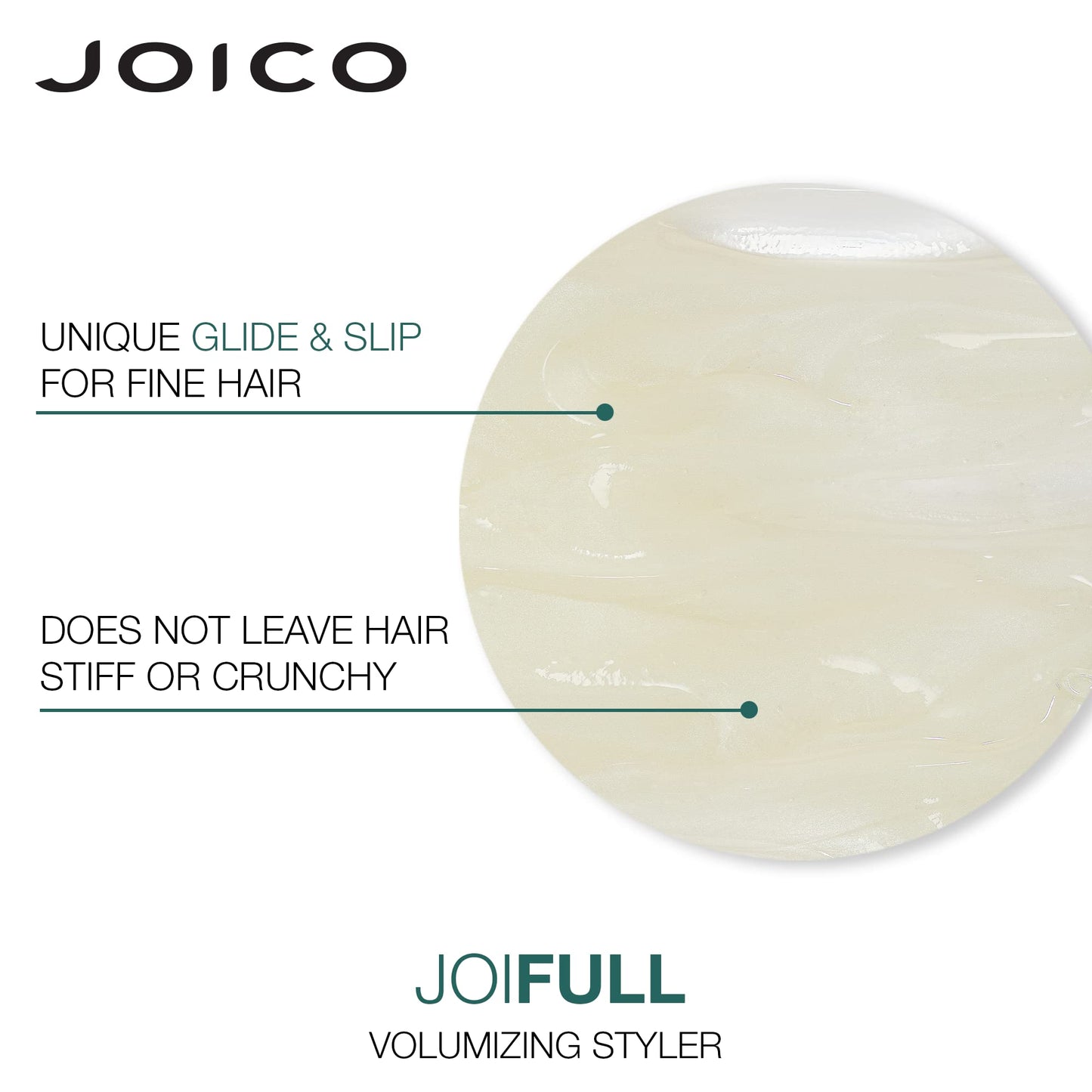 JoiFULL Volumizing Styler | For Fine, Thin Hair | Add Instant Body | Long-Lasting Volume & Texture | Protect Against Pollution | With Rice Protein & Bamboo Extract | 3.38 Fl Oz (Pack of 2)