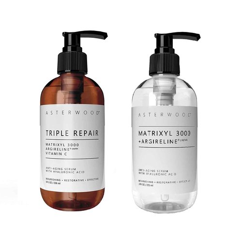 Asterwood Triple Repair Matrixyl 3000 8 oz + Matrixyl 3000 with Argireline 8 oz