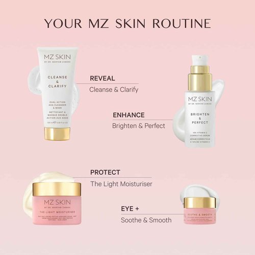 MZ SKIN Cleanse & Clarify Dual Action Cleanser & Mask 3.4 fl oz | Exfoliating AHA & Papaya Enzyme Face Wash | Smooths Texture, Refines Pores & Brightens