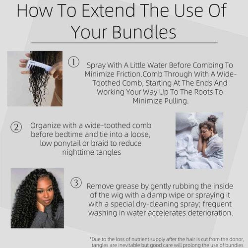 Water Wave Human Hair Bundles 12A Unprocessed Virgin Brazilian Curly Bundles Human Hair Wet And Wavy Natural Black Color Less Shedding Hair For Women As Hair Extension And Fill 28 Inch