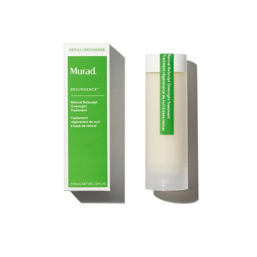 Murad Retinal ReSculpt Overnight Treatment Refill - Advanced Face & Neck Serum with Encapsulated Retinal, Kangaroo Paw, Olive, Oat Smooths Deep Wrinkles & Crepey Skin, Lifts Sagging Skin - 1 Fl Oz