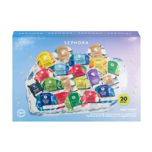 SEPHORA Favorites Limited Edition Holy Sheet! Mask Set - 20 Face & Body Must-Have Masks