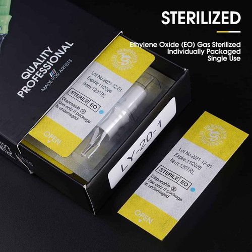 Dragonhawk Cordless Tattoo Gun Kit Complete Tattoo Kit, Pro Tattoo Pen Machine with 2 Tattoo Batteries Power, 20 Tattoo Needles Cartridges Set for Beginners