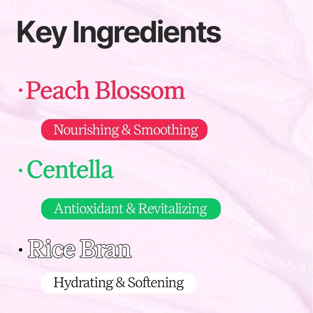 House of Dohwa, Gentle Peach Blossom Overnight Mask l Vitamin C, Rejuvenating, Hydrating l Product of Korea - 1.69 fl. Oz