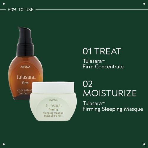 Aveda Tulasara Firming Sleeping Masque | Moisturizing, Brightening Overnight Face Mask | With Vitamin C & Peptides, 1.7 Fl Oz