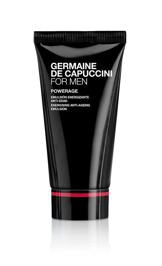 Germaine de Capuccini - FOR MEN Powerage Serum - Energising Anti-ageing Emulsion - Repairing and regenerating effect - 1.7 Oz