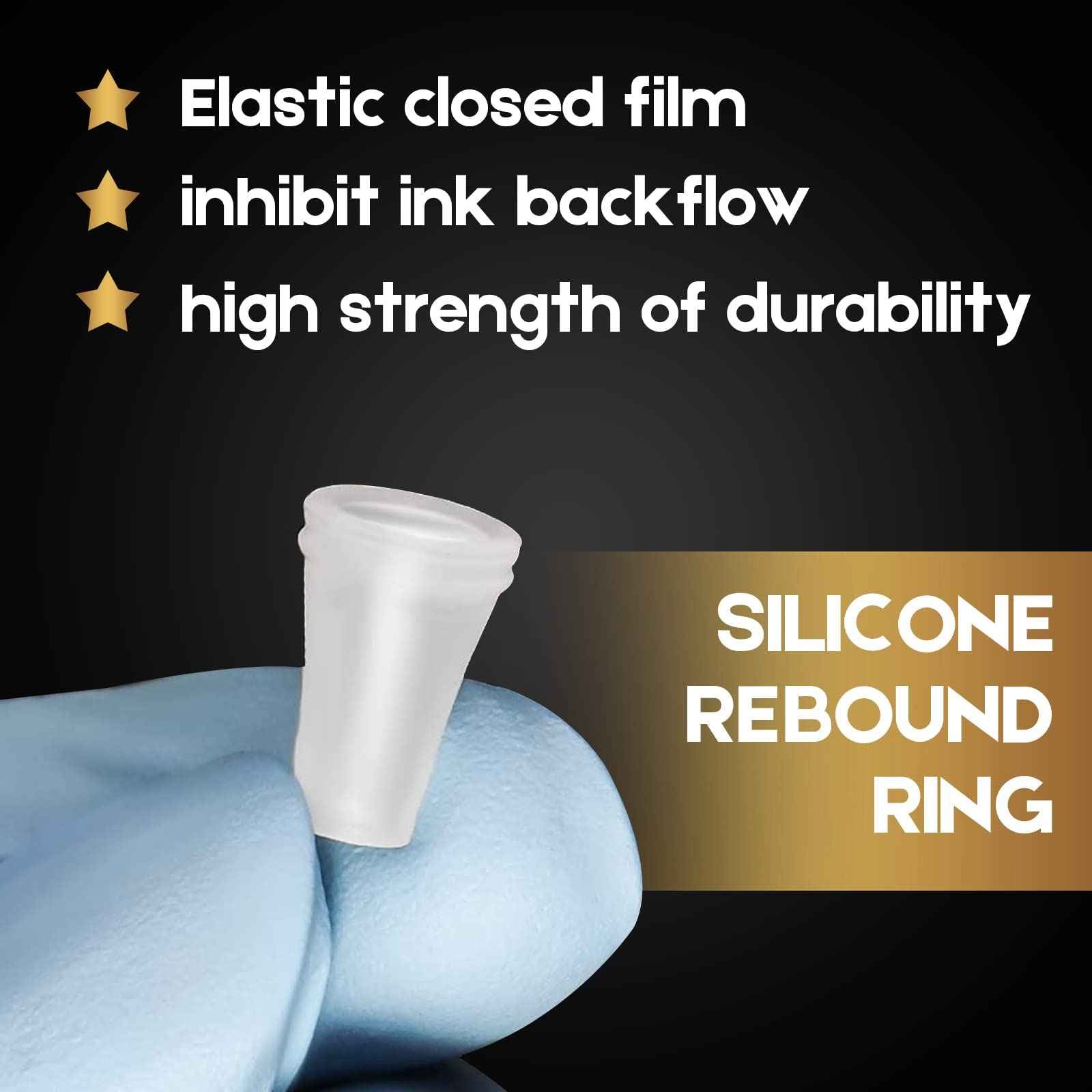 Jconly 100pcs Tattoo Cartridge Needles Mixed Size 3RL 5RL 7RL 9RL 3RS 5RS 7RS 9RS 7M1 9M1 for Line Shader Magnum…