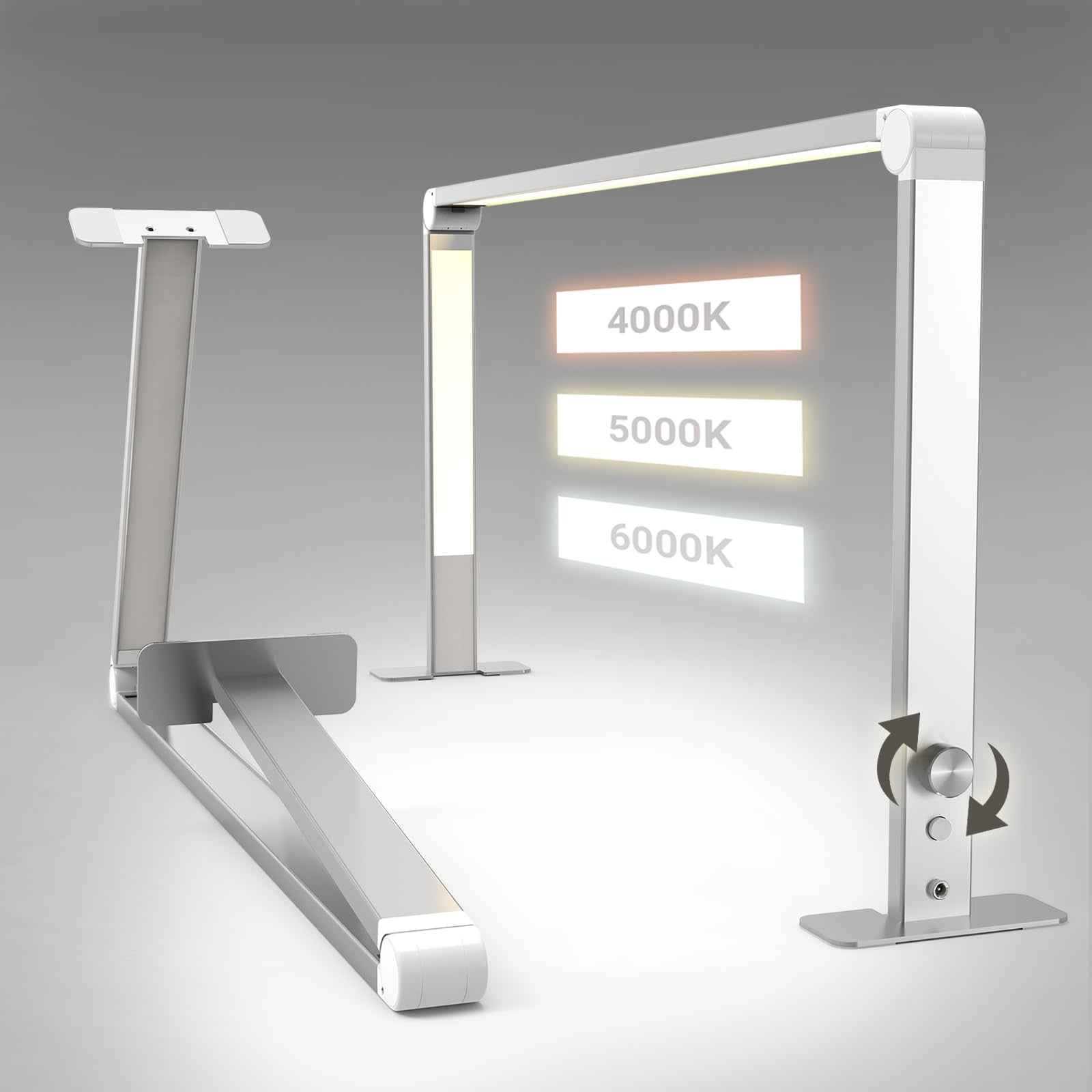16 x 32 Inch Adjustable Nail Tech Light – 480 LED Lights Dimmable Desk Lamp with 4000-6000K Color, Ideal for Nail Tech, Lash Eyelash, Tattoo, Eyebrows, Beauty Studio