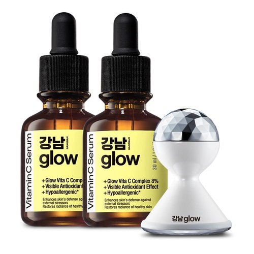 Gangnam glow Facial Serums (Serum & Galvanic Set, Vita C & Galvanic)