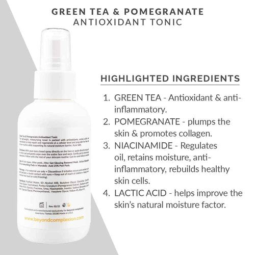 Beyond Complexion Mandelic Acid 5+ Face Wash Cleanser Antioxidant Gel - Gentle Exfoliating Foaming Facial Acid Wash