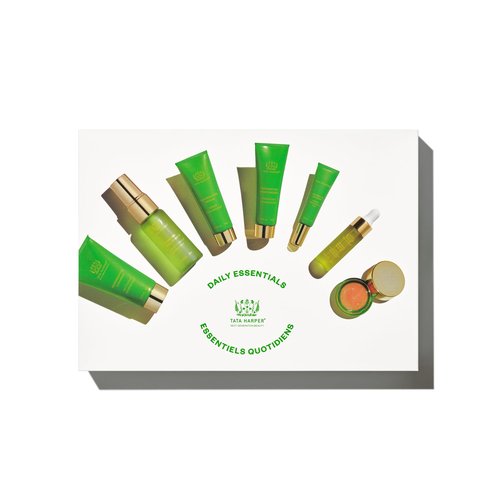 Tata Harper Daily Essentials Set, Best Selling Skincare Set, Travel Sized Skincare, 7-Step On-the-Go Skincare Routine, Natural Skincare