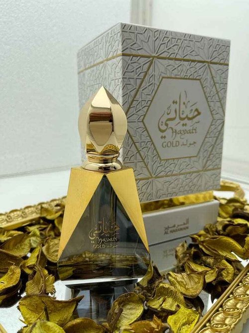 Al Haramain Hayati Gold for Unisex - 0.4 oz Concentrated Perfume Oil