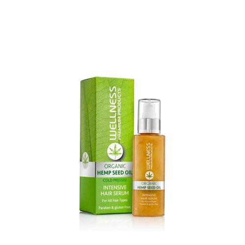 Wellness Premium Products - Intensive Hair Serum - Organic Hemp Seed Oil