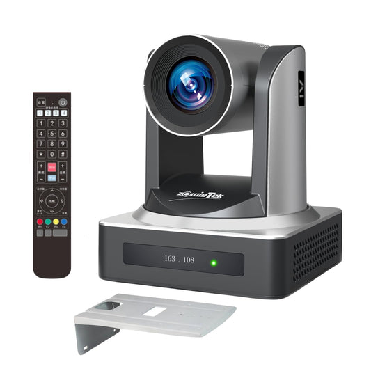 zowietek PTZ Camera, AI Auto Tracking 1080P60 PoE, 20X Optical Zoom, 3G-SDI HDMI USB3.0 LAN, Live Streaming for Church Meeting Education Sport Hospital Wedding