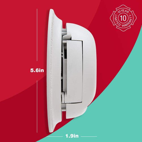 FIRST ALERT BRK SC9120FF Hardwired Smoke and Carbon Monoxide (CO) Detector with Battery Backup, 1 pack , White