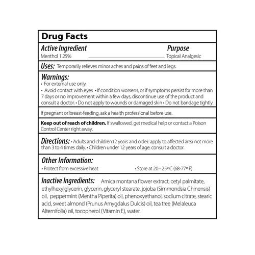 PhysAssist Soothing Foot Cream to Feet and Legs (Three - 4 oz jars) Soothing to feet and Legs.