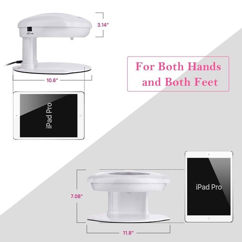 Makartt Nail Dryer for Regular Polish & Acrylic Nails, Professional 400W Quick Dry Air Fan with Auto Sensor, Warm & Cool Wind Nail Polish Dryer, Must-Have Nail Tech Supplies for Salon or Home