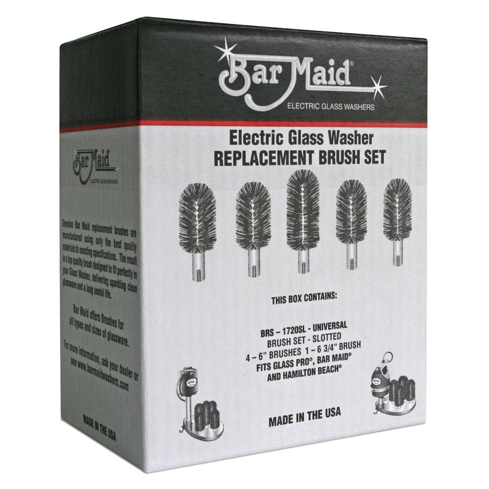 pro glass Glass Pro BSET Brush Set (5-Brushes) for Glasspro Aa Washer 67222 Bset