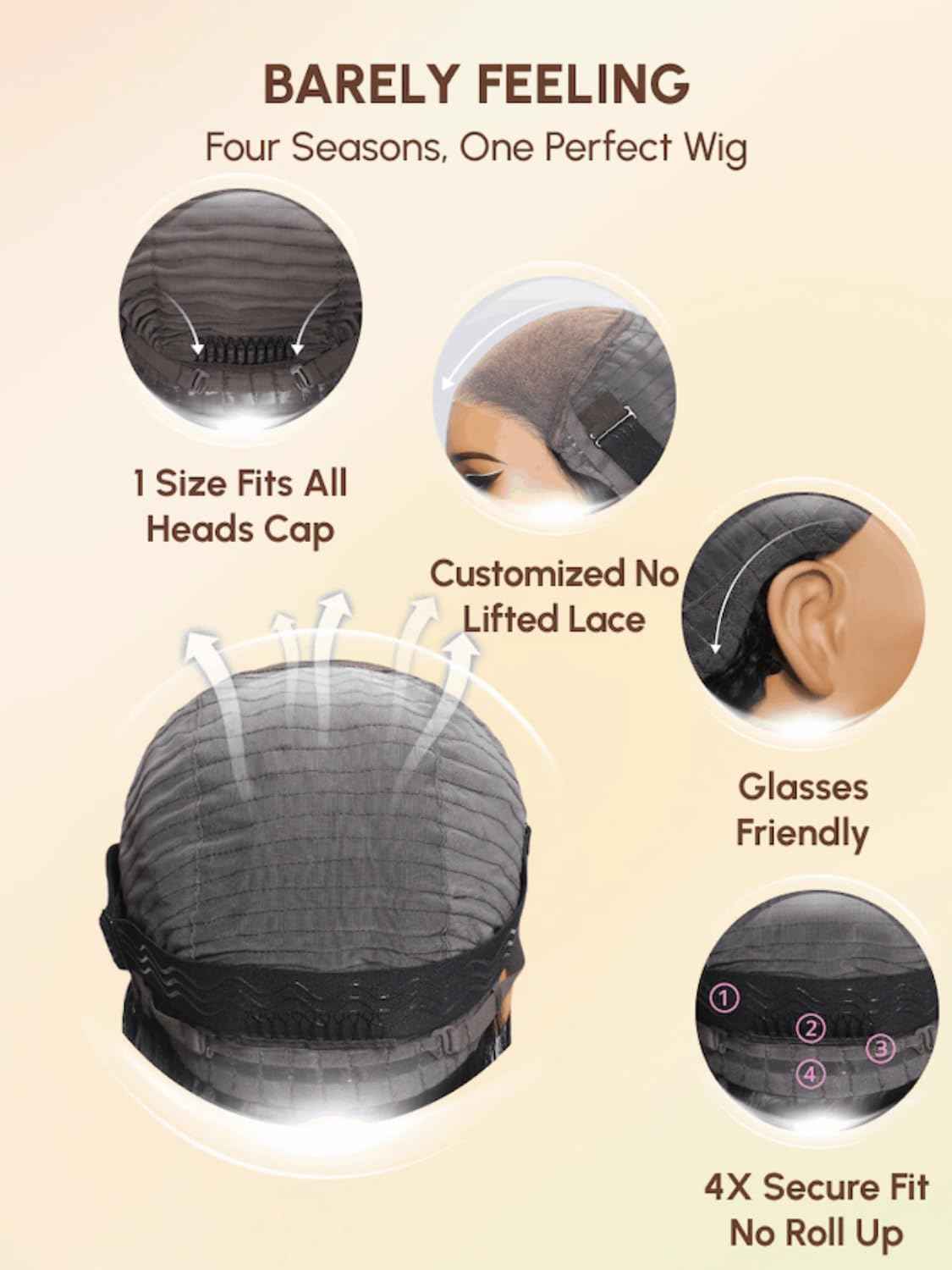 KLAIYI Bob Wig Human Hair Bye Bye Knots Glueless Wear and Go Wig with Drawstring Pre Cut 7x5 Lace Front Pre Plucked Bleached Short Straight Put on Go Beginner Wigs 3S Ready to Go Pre Everything 10Inch