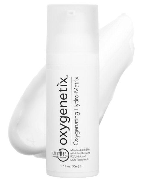 Oxygenetix Oxygenating Hydro-Matrix (1.7oz) | Lightweight Aloe-Based Face Moisturizer with Hyaluronic Acid for Sensitive, Dry, or Compromised Skin
