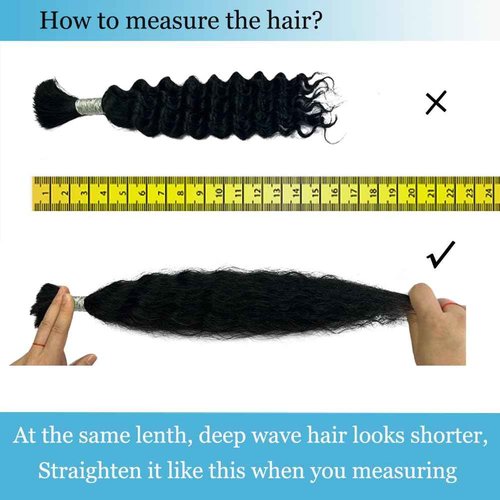 Heyloo Hey my wig Blonde 20 Inch 100g 613 Human Braiding Hair for Boho Braids Deep Curly Wave Bulk Human Hair for Braiding Unprocessed Brazilian Virgin Water Wave Wet and Wavy