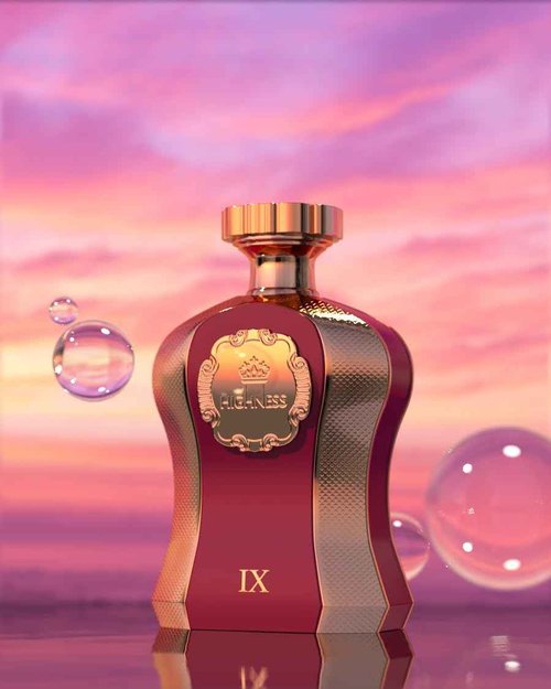 Afnan Highness Maroon Luxury Unisex Eau De Parfum, 3.4 Fl. Oz