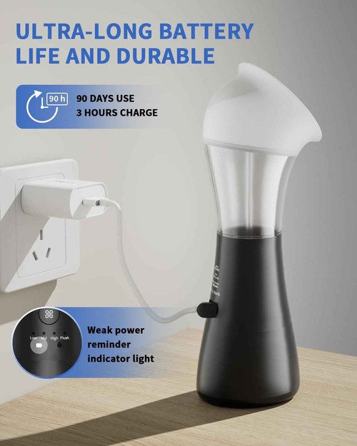 Electric Ear Wax Removal Kit with Integrated Waste Tank, Safe Water Ear Cleaner with Temperature Sensor, 4 Pressure Modes for Varying Earwax Levels – Effective Smart Ear Cleaning for Family Use