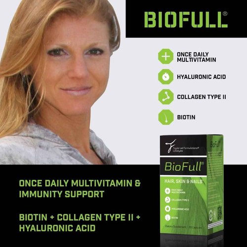 BioFull Hair Skin Nails - Biotin Vitamins for Hair, Skin & Nails - Biotin & Collagen Supplement for Women & Men