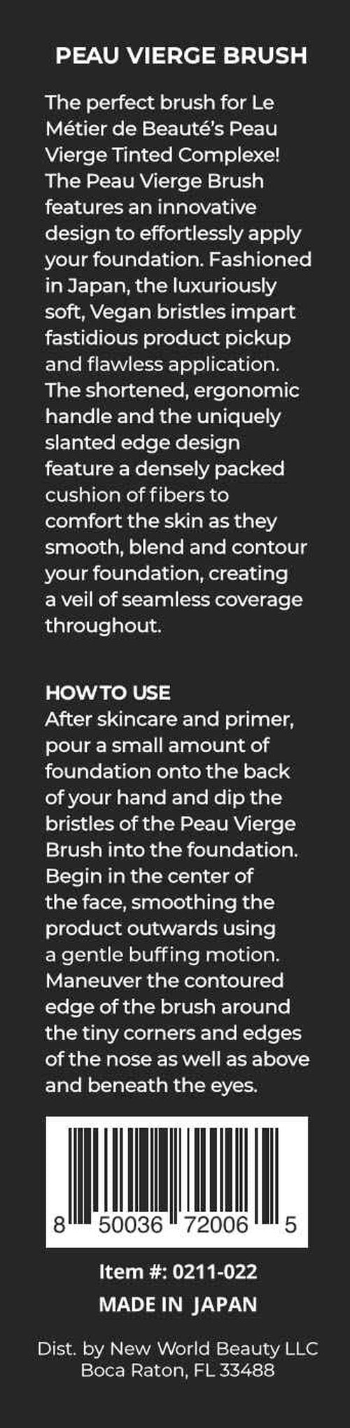 MĒTIER Peau Vierge Foundation Brush – Handcrafted – Dual-Fiber Precision for Smooth, Airbrush Application – Vegan & Cruelty-Free – Ideal for Blending, Contouring & Creating a Glowing, Polished Canvas