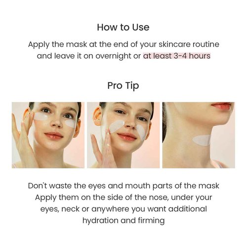 BIODANCE Bio-Collagen Real Deep Mask, Hydrating Overnight Hydrogel Mask, Pore Minimizing, Plumping, Elasticity Improvement, Korean Skincare, Stocking Stuffers for Teen Girls | 1.19oz(34g) x 16ea