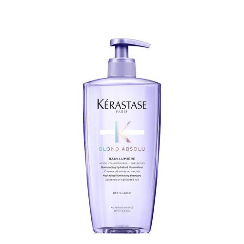 Kerastase Blond Absolu Lumière Illuminating Shampoo For Lightened & Highlighted Hair - Intensely Hydrates & Illuminates Shiny Hair, Removes Impurities & Pollution, 16.9 Fl Oz