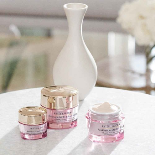 Estée Lauder Resilience Multi-Effect Night Tri-Peptide Face and Neck Cream Moisturizer | Plumping & Anti-Aging, 1.7 Ounce