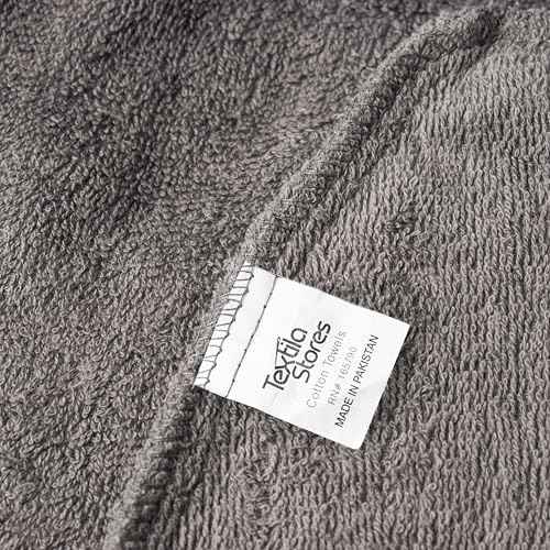 Textila 100% Cotton Hair Wrap Towels for Women, (Pack of 3 - Raspberry, Pink & Grey) Head Towel Cap, Cotton Hair Turban Towel Wrap for Long Curly Anti Frizz Hair, Soft and Absorbent Cotton Hair Towels