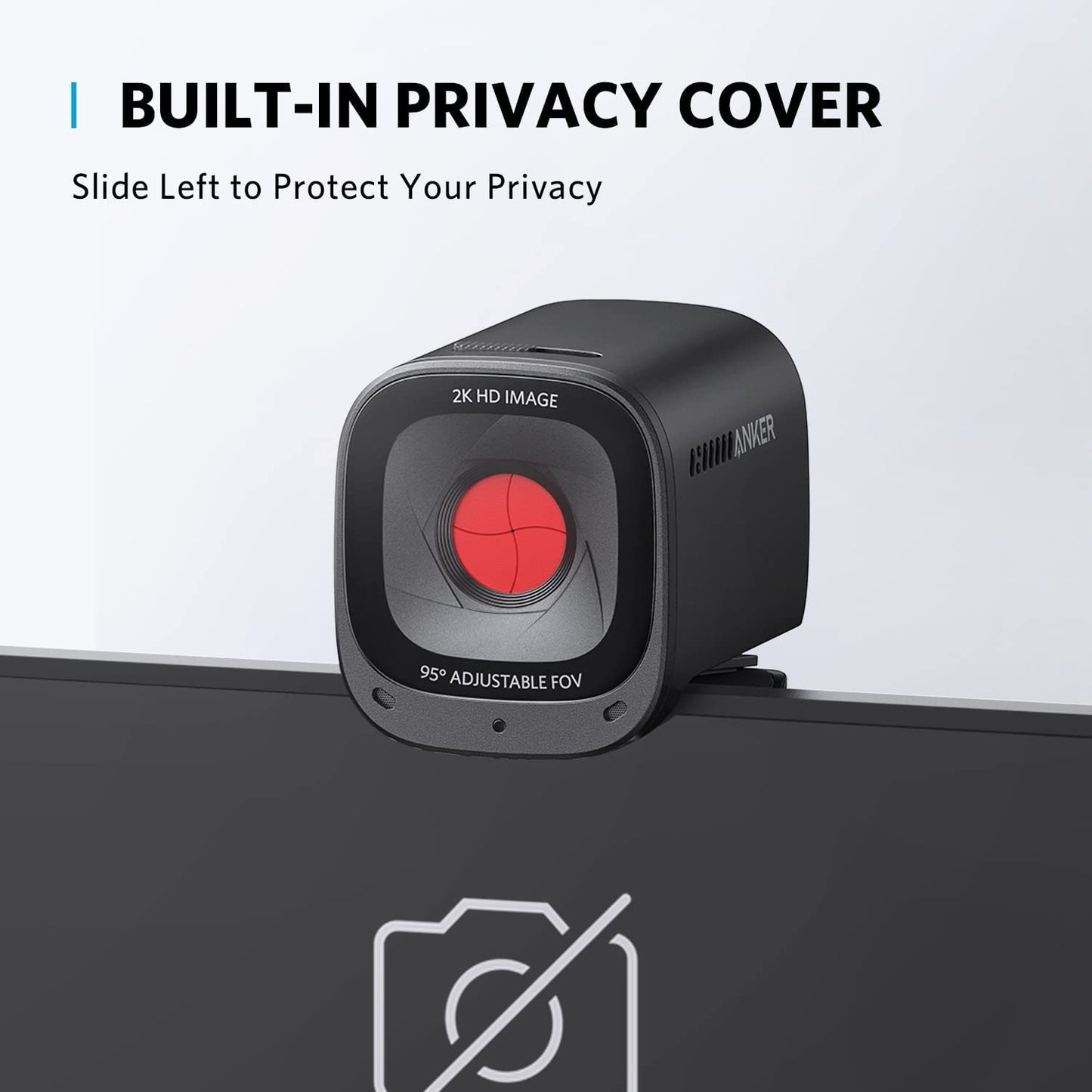 Anker PowerConf C200 2K Ultra-Clear Resolution Webcam with Microphone & AnkerWork M650 Wireless Lavalier Microphone,BassUp Technology, IPX7 Waterproof, 2-Channel Quality Pickup,Easy to Use, Live Strea