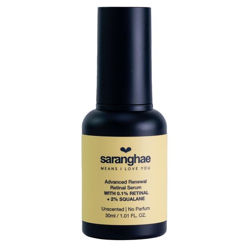 Love Saranghae Advanced Renewal Retinal Serum – Lightweight Face Serum with Encapsulated Retinal, Niacinamide & Squalane – Smooth, Brighten & Hydrate Skin – 30ml