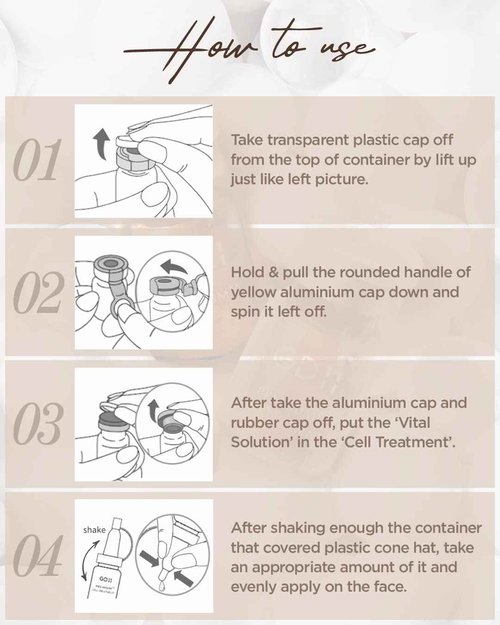 GD11 Premium Rx Cell Exosome Treatment | Premium Home Aesthetic Skin Care Set for Skin Regeneration Serum | Anti-Wrinkle and Anti-Aging Face Ampoule for Elasticity Care, 3 Pairs (0.1oz. + 0.2 fl.oz.)