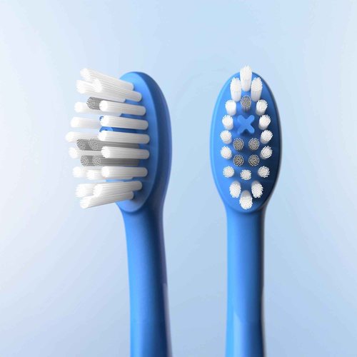 Ordo Sonic+ Electric Toothbrush for Adults, Advanced Smart Tech, 4 Brushing Modes, Fast Rechargeable, Sonic Toothbrushes Over 4 Weeks Battery Life, Silicone Polishing Element, USB Charger, Arctic Blue