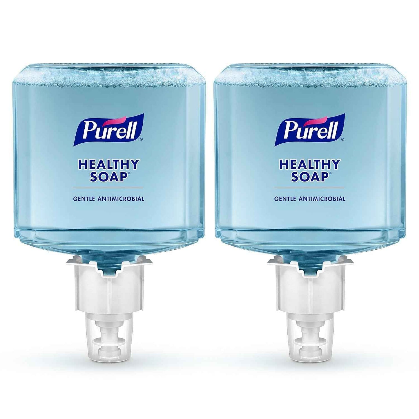 PURELL Brand HEALTHY SOAP 0.5% BAK Antimicrobial Foam, Lightly Fragranced, 1200 mL Refill for PURELL ES6 Automatic Soap Dispenser (Pack of 2) - 6480-02 - Manufactured by GOJO, Inc.