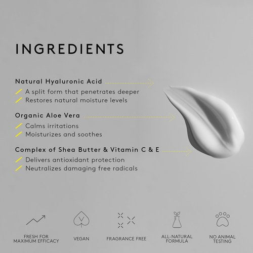 NUORI Vital Eye Cream | Light Weight, Hydrating Eye Cream, For All Skin Types, All Natural, 30 ml / 1 fl oz