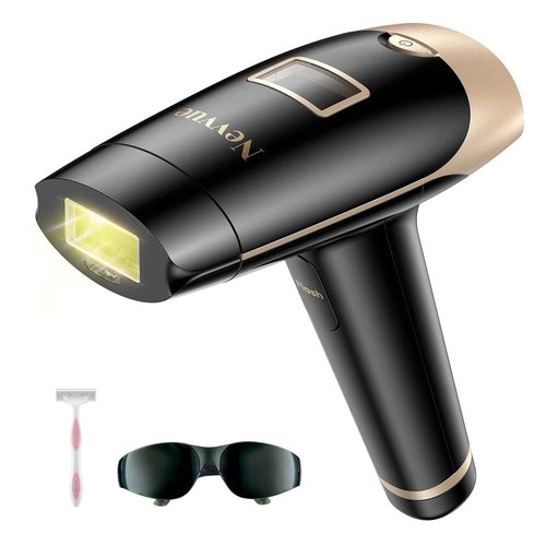 Nevvue Painless IPL Hair Removal Device, Gifts for Women, More Women Use for Facial Hair Removal, Suitable for Face Bikini Line Legs Arms Armpits