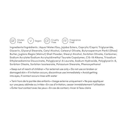 Uncommon Beauty Microderm Instant Glow Exfoliator - Exfoliating Facial Scrub - All Skin Types, Vegan, Cruelty Free, Synthetic Fragrance Free, 1.129 OZ
