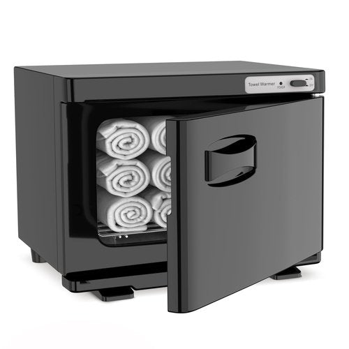 Hot Towel Warmer SalonDepot 8L Capacity Spa Towel Warmer with Compact Design for Salon, Barber Shop, Massage & Facial (Black)
