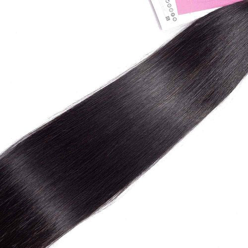 ISEE Hair 8A Peruvian Remy Hair Silky Straight Hair Weave 100% Unprocessed Peruvian Straight Hair One Bundle Natural Color 26inches