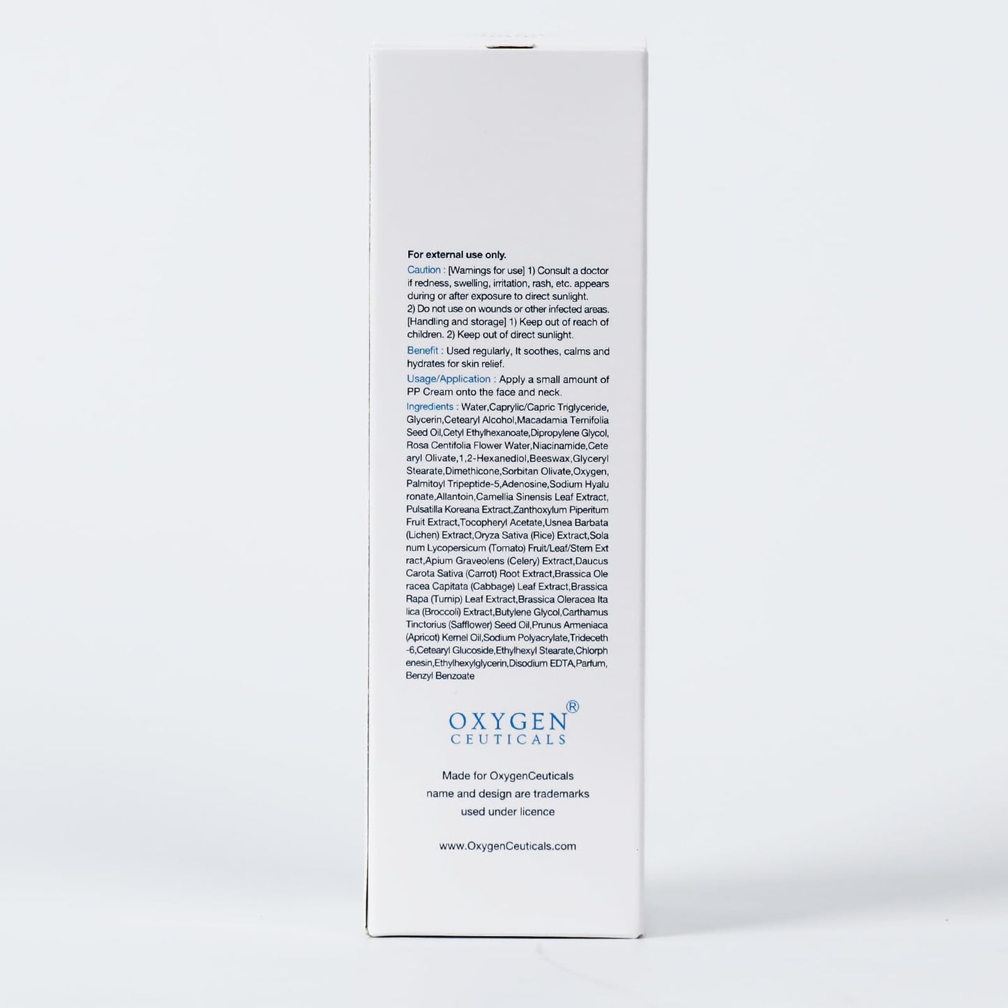 OxygenCeuticals PP Cream – Recovery Cream with Palmitoyl Tripeptide-5, Niacinamide & Adenosine, Moisturizing & Skin Barrier Support for Sensitive Skin. 1.69 fl.oz (50ml)