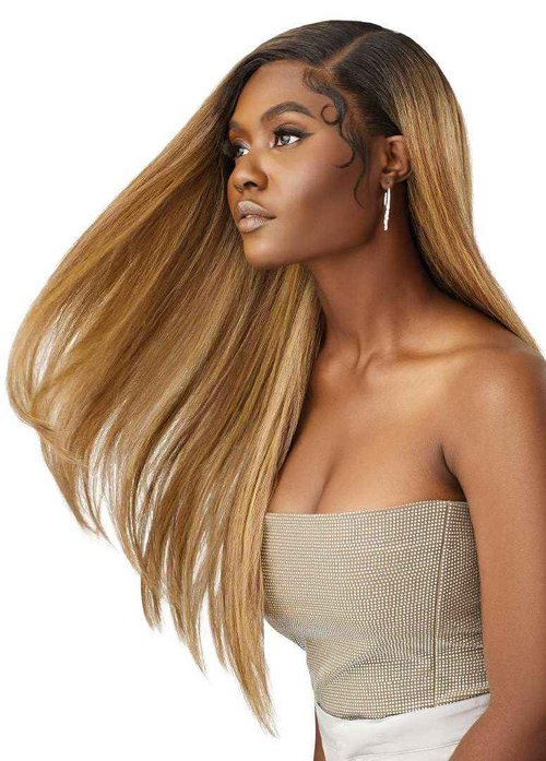 Outre Lace Front Wig - Melted Hairline - Swirlista - Swirl 101 (OFF BLACK 1B)