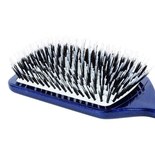 ACCA KAPPA Top Plastic Hair Extension Paddle Brush Mixed Boar and Nylon Bristles Detangling Tool