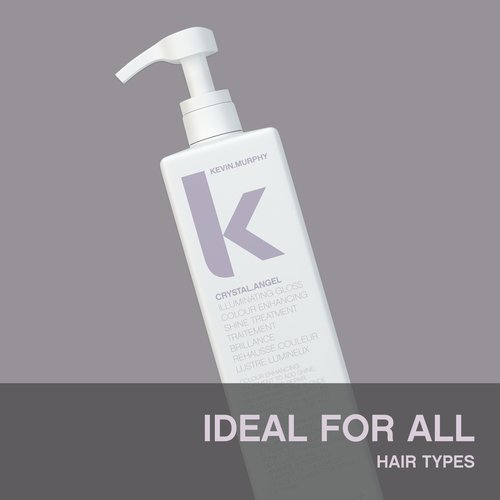 KEVIN.MURPHY CRYSTAL.ANGEL - Colour Shine Hair Treatment - For Colour Gloss - For Coloured or Natural Hair - For Blonde & White Tones - Hair Repair & Shine - 1 L / 33.8 fl oz