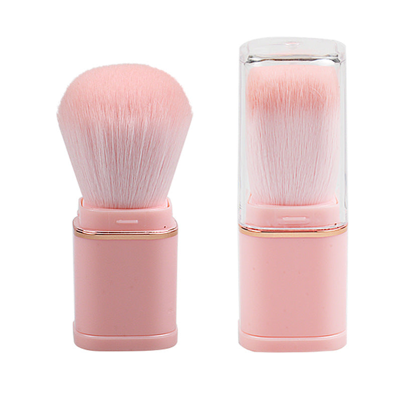 Portable Retractable Makeup Brush - Single Head Powder Blusher Brush