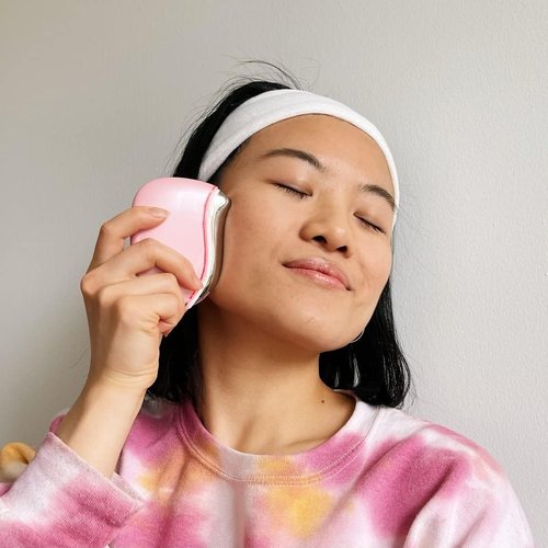 Mei Apothecary Triple Threat LED Gua Sha Tool Natural, Non-Toxic Skincare | LED Light, Heat & Sonic Vibration for Enhanced Facial Care